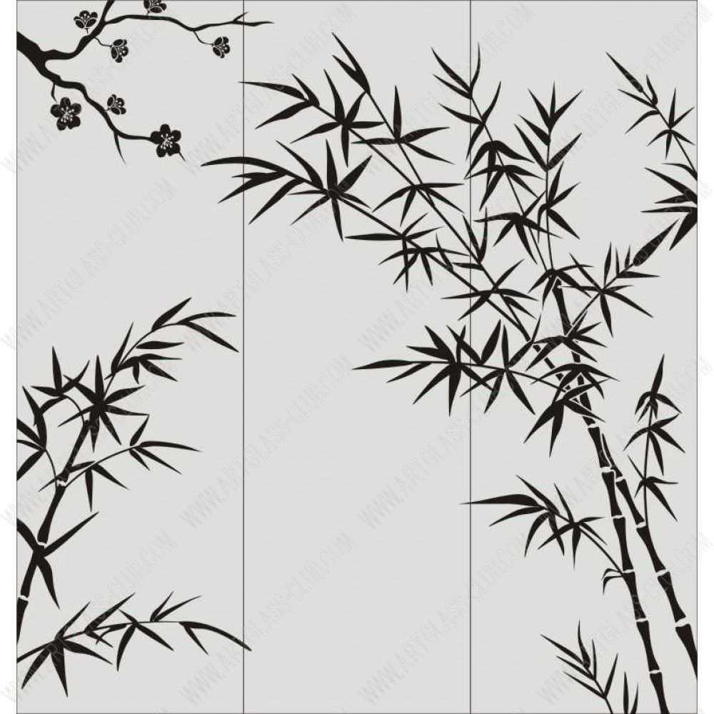 Бамбук растение рисунок